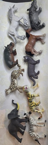 Lot plastic wild animal - plastic,