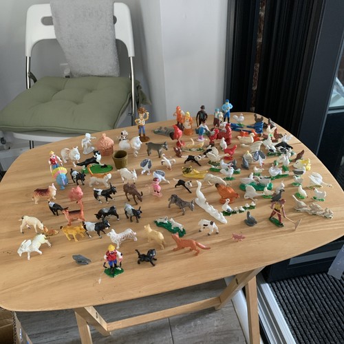 Vintage toy farm yard - toy, animals