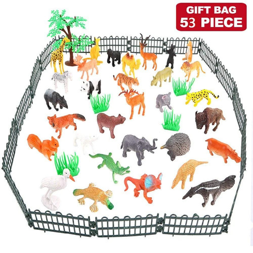 Pieces zoo animals playset - pieces,