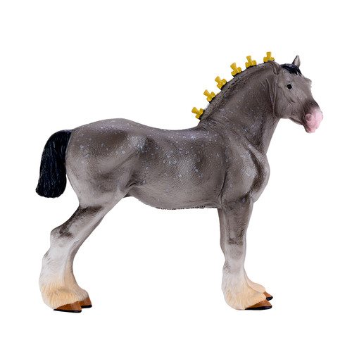 Shire horse dapple grey toy - horse,