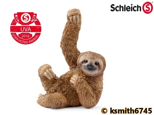 Schleich sloth plastic toy - sloth,