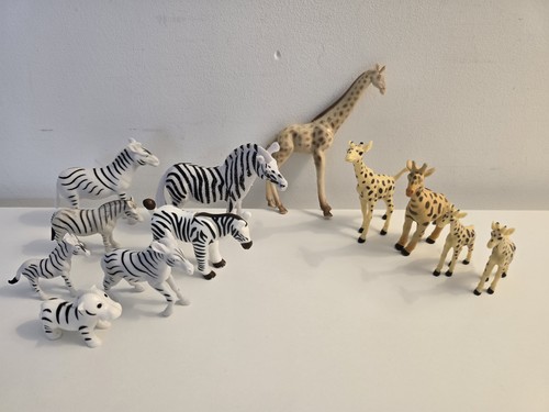 Plastic wild safari animals - plastic,