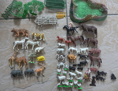 Vintage 1970s farm zoo toy - vintage,