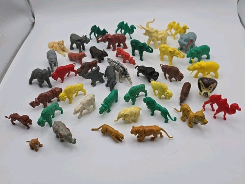 Vintage toy animals - toy, plastic
