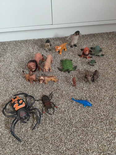 Zoo animals figures set kids - zoo,